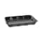 Pactiv Supermarket Tray, No 4D1, 9.5 x 7 x 1.25, Black, PK500 PK 0TFB04D10000 - alternate 1